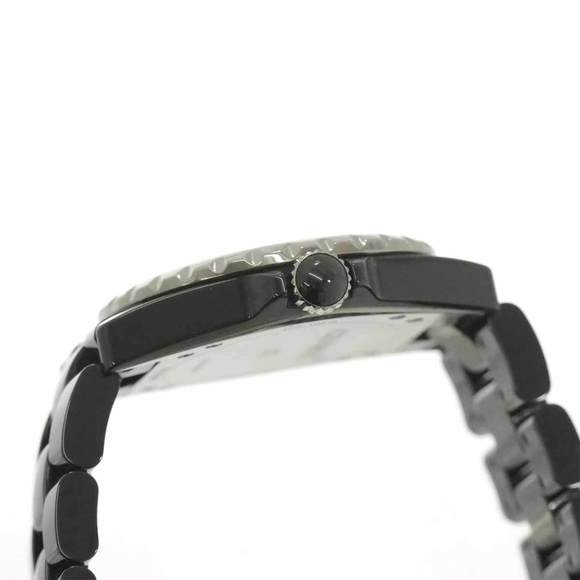 Chanel CHANEL J12-365 H3836 Men's Watch Date Black Ceramic Automatic Self-Win... - Picture 6 of 8